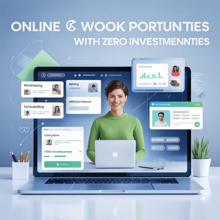 Earn Money Online With Zero Investment
