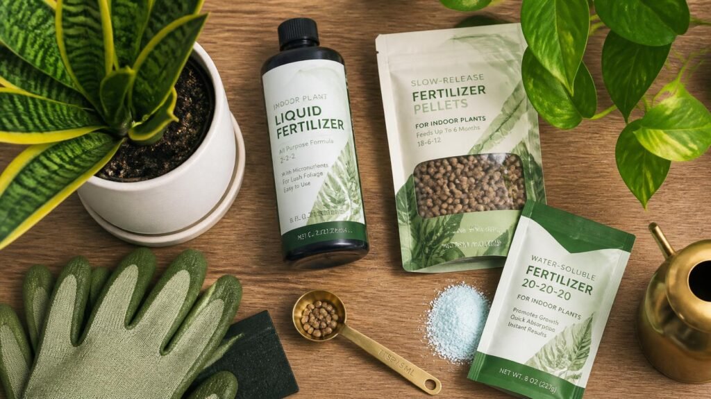 how to fertilize indoor plants